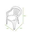LOTE 6 SILLA AMBASSADOR CHOCOLATE