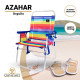 AZAHAR 28082 Orgullo - Silla de playa plegable con reposabrazos. Fija, sin posiciones.