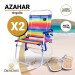 Lote de 2 Sillas AZAHAR 28082 Orgullo