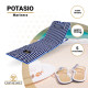 Cama Plegable POTASIO 1309-1 (Marinera) - Tumbona portátil para Playa, Jardín y Camping. Plegable y Fácil de Transportar
