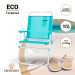 ECO 28082 NEW TURQUESA - Silla de playa plegable con reposabrazos. Posición fija