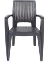 Conjunto Mesa Viana Monoblock + 4 Sillas Caribe de Resina