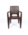 Conjunto Mesa Caribe Rectangular + 6 Sillas Caribe De Resina - Blanco