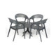 Conjunto de Resina CARISMA - Resina 100% Reciclable. Para Interior y Exterior (Antracita)