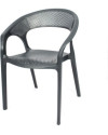 Conjunto de Resina CARISMA - Resina 100% Reciclable. Para Interior y Exterior (Antracita)