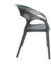Conjunto de Resina CARISMA - Resina 100% Reciclable. Para Interior y Exterior (Antracita)