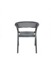 Conjunto de Resina CARISMA - Resina 100% Reciclable. Para Interior y Exterior (Antracita)