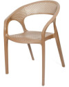 Conjunto de Resina CARISMA - Resina 100% Reciclable. Para Interior y Exterior (Café)