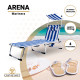 ARENA 1004 Marinera - Tumbona reclinable de Playa Plegable y reclinable