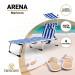 ARENA 1004 Marinera - Tumbona reclinable de Playa Plegable y reclinable