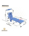 Tumbona ARENA 1004 Marinera 