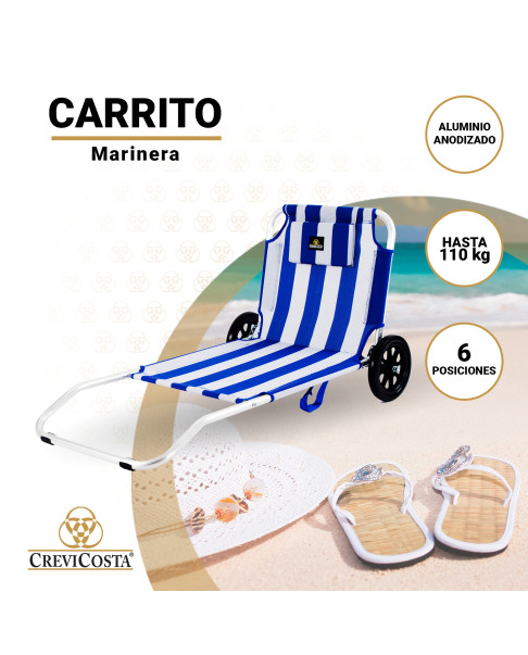 Silla Carrito. 6 Posiciones (Marinera)