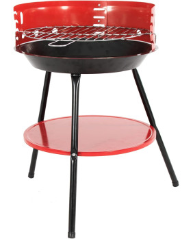 Barbacoa de carbón Redonda Ø 36cm con parrilla.