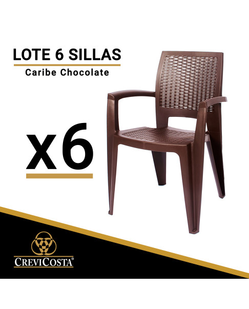 LOTE 6 SILLAS CARIBE