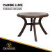 Mesa de resina CARIBE Redonda (Chocolate)