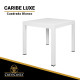 Mesa de resina CARIBE Cuadrada (Blanco)