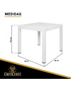 MESA CARIBE LUXE CUADRADA.