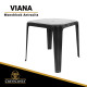 Mesa de resina VIANA Monoblock (Antracita)