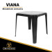 Mesa de resina VIANA Monoblock (Antracita)
