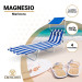 MAGNESIO 1012 Marinera - Tumbona reclinable con TOLDO de Playa plegable y reclinable