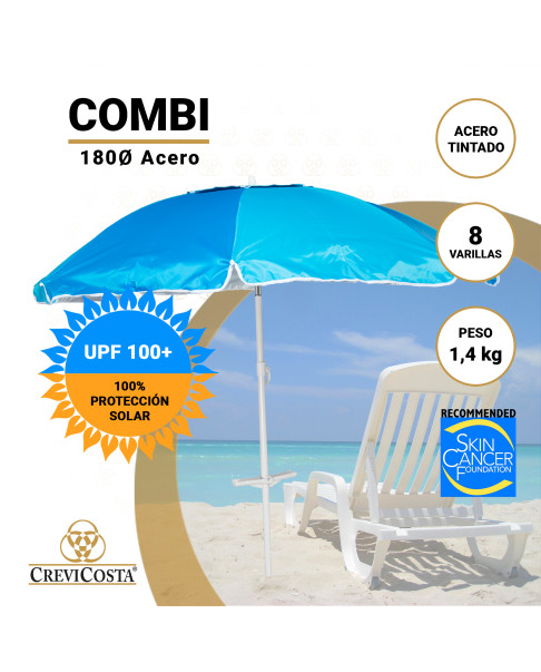 COMBI 180cm Acero