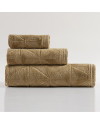 Toalla de baño Optical Lasa Home c.5 beig 30 x 50 cm.