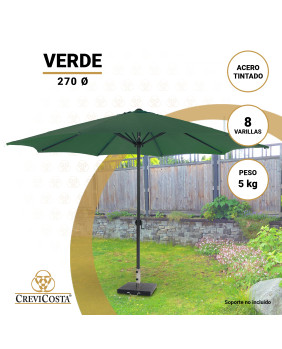 Parasol 270 cm Verde