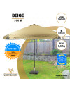 Sombrilla / Parasol redonda 300 cm Ø (Beige)