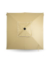 Sombrilla / Parasol cuadrada 2 x 2 m (Beige)