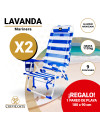 Lote 2 Sillas LAVANDA 12009 Marinera
