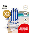 Lote de 2 sillas BIO 12009 Marinera