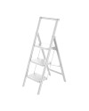Escalera Aluminio con Mango (blanco) 3 peldaños Cynthia
