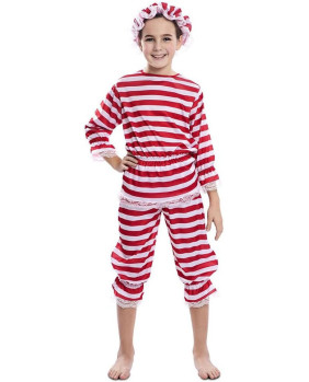 Disfraz Bañista 706988 blanco/rojo T03 - 10/12 años