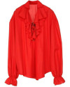 Camisa Pirata Roja 4183D M