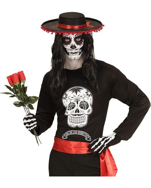 Camiseta Disfraz Calavera 7399 XL