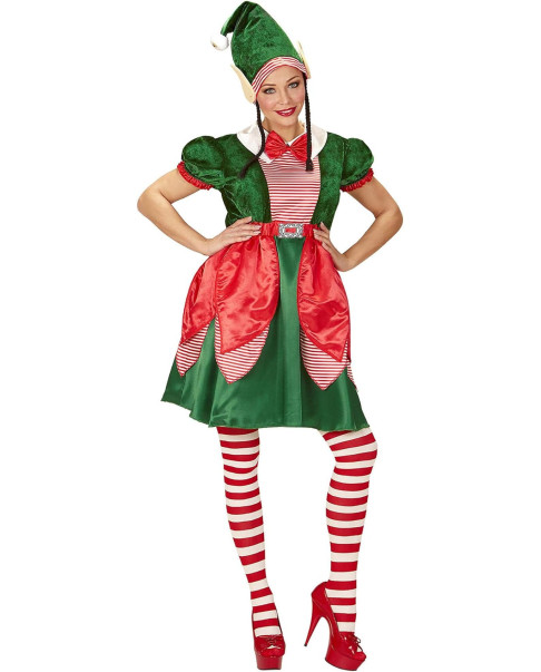 Disfraz Elfa de Navidad 8782 - Talla M