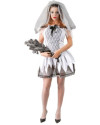 Disfraz Novia Cadáver 80478 Blanco - Talla M