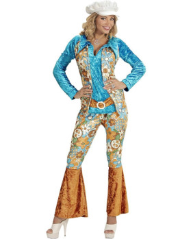 Disfraz Traje Mujer Hippie 4937H - Talla XXL
