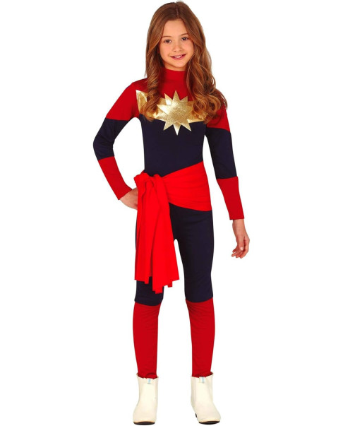 Disfraz Capitana Espacial 83659 rojo,azul 10-12 años