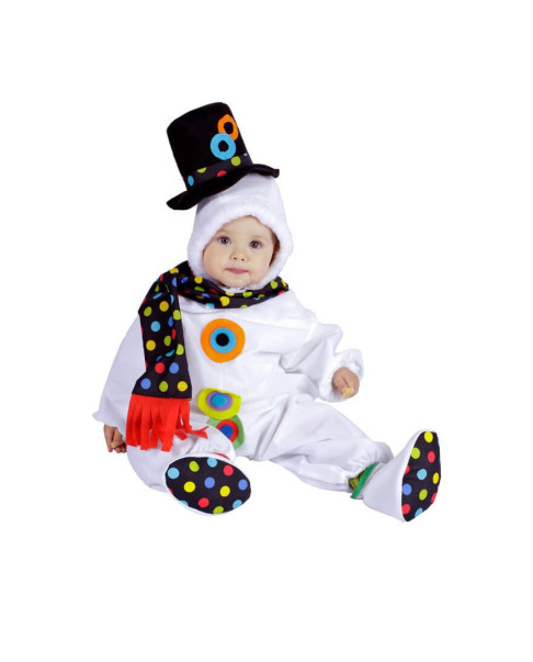 Nines d'Onil Export - Pelele muñeco de nieve, Disfraz (D9235) 10 -12 meses