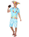 Disfraz hawaiano hombre adulto M