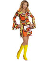 Disfraz Vestido Grooby Años 70 - Talla XL