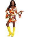Disfraz Vestido Grooby Años 70 - XL