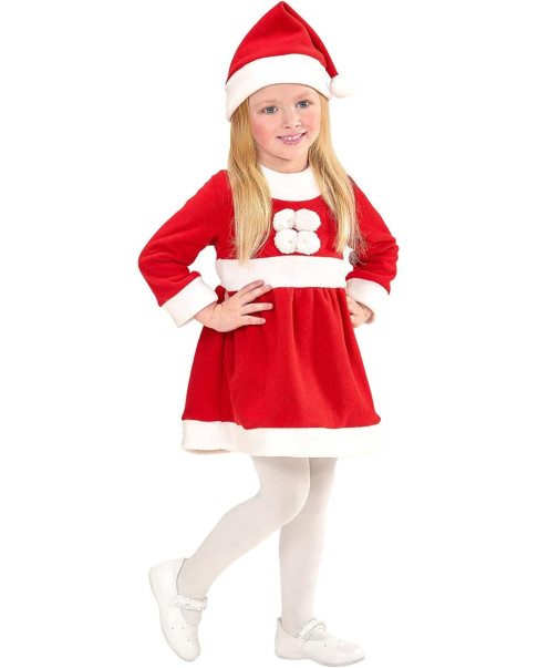 Disfraz Mama Noel niña 3 - 4 años