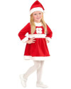 Disfraz Mama Noel niña 3 - 4 años