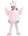 Disfraz unicornio peluche 205209 Rosa-Blanco 3-4 años