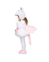 Disfraz unicornio peluche 205209 Rosa-Blanco 3-4 años