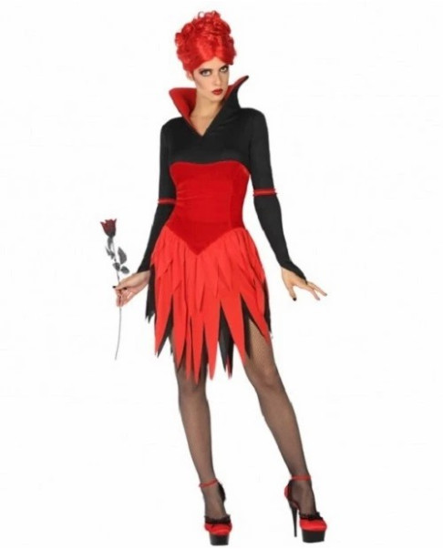 Disfraz Vampiresa Roja 17905 - Talla XS - S