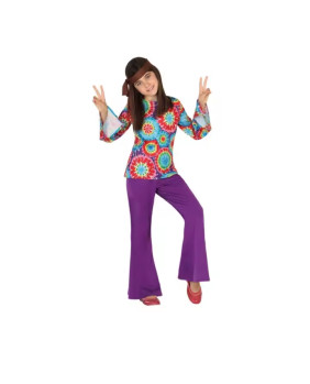 Disfraz Infantil Hippie Niña 28459 28459 - 7 - 9 Años