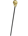 Bastón con Calavera Dorada 23270 23270